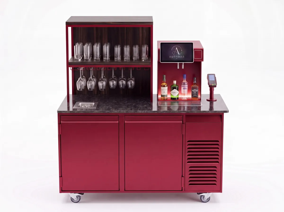 AuraBar in der Beispielfarbe Rot